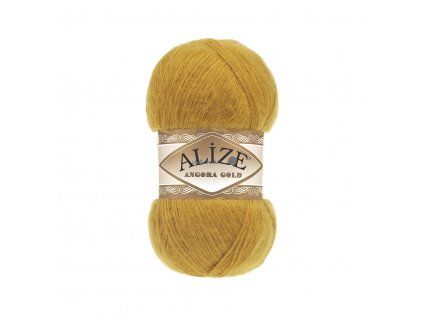Příze Alize Angora gold 02 hořčicová
