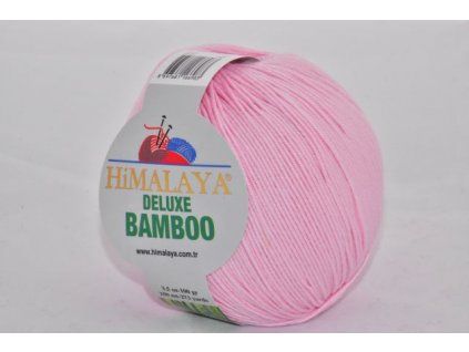 Příze De lux bamboo 06 sv.růžová