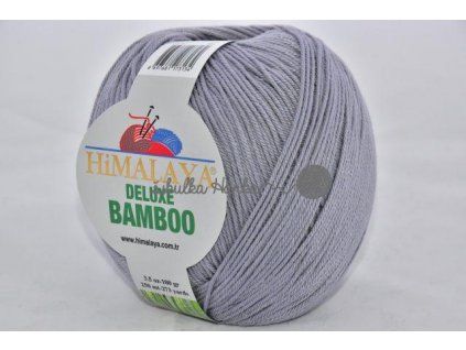 Příze De lux bamboo 36 kouřově šedá