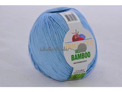 Příze De lux bamboo 39 modrá