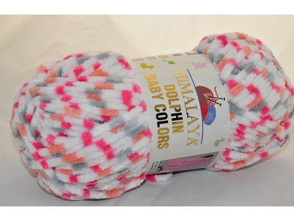 Příze Dolphin baby colors 80420 lososovo-šedá