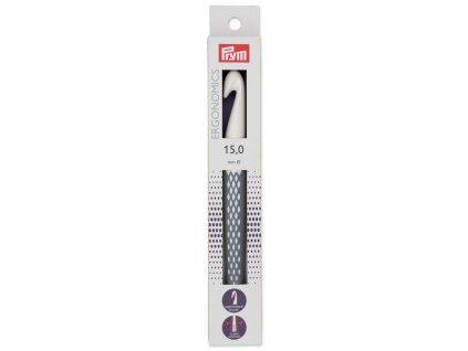 hacek na hackovani ergonomicky plastovy prym ergo velikost 15mm delka 18 5cm 85861 a