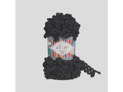 alize puffy fine 1060 mat siyah kucuk be5458