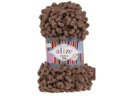 alize puffy fine 466 kahve bebe orgu iplikleri alize 35137 57 O
