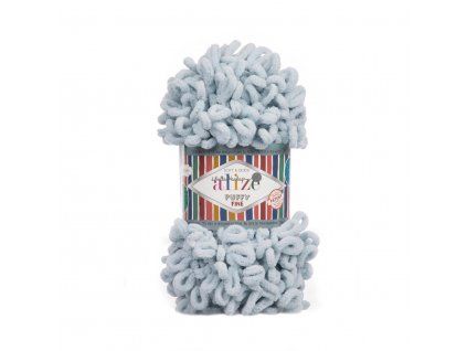 Příze Puffy FINE 500 sv. šedá
