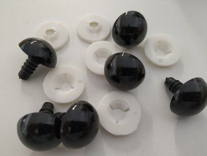 Bezpečnostní oči 24mm černé