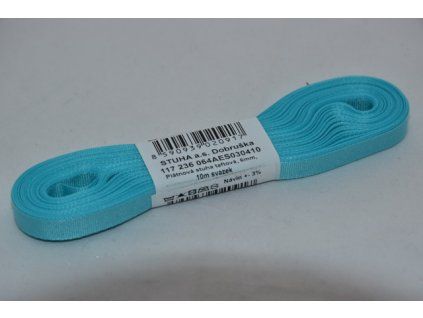 Stuha taftová 6mm 342 aqua