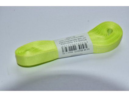 Stuha taftová 9mm 203 žluto-zelená