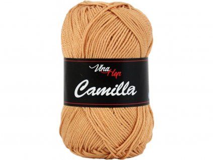 Příze Camilla 8209 hnědo-rezavá