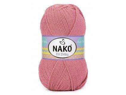 nakoelitbaby10325oldrose baby yarns nako kalinlikweight 3 incelight 16472 37 B