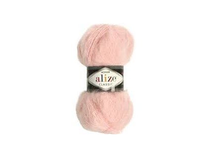 Příze Mohair classic 271 perlová růžová