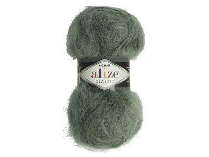 Příze Mohair classic 180 khaki