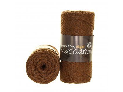 124685 bavlnene snury 3mm walnut