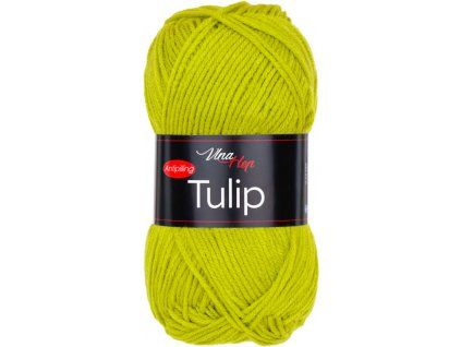 Příze Tulip 41335 zeleno-žlutá
