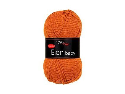 Příze Elen baby 41175 oranžovorezavá