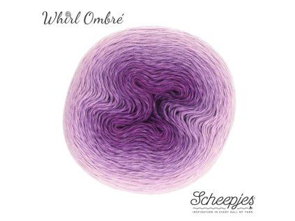 Whirl Sheepjes 558 fialový melír