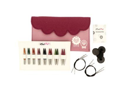 knitpro dreamz mini set kratkych vymenitelnych ihlic 5cm id62673
