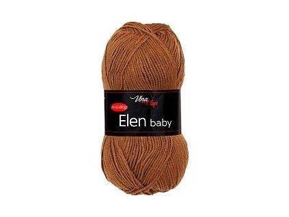 Příze Elen baby 41054 hnědo-rezavá