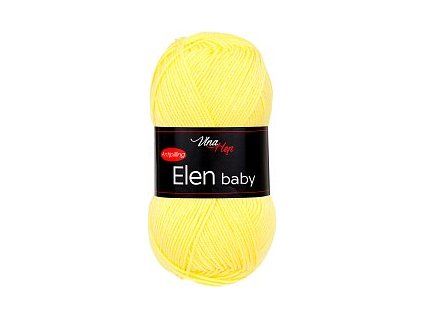 Příze Elen baby 41244 světle žlutá