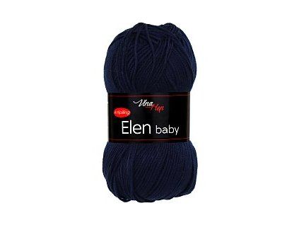 Příze Elen baby 41284 tmavě modrá