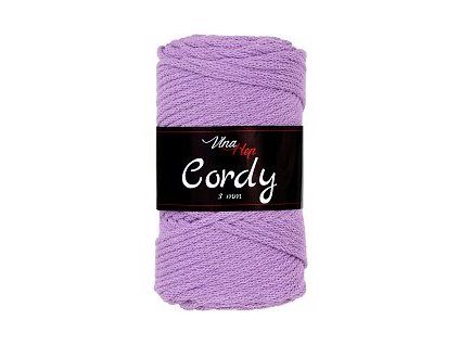 Cordy šňůry 3mm - 8051 světle fialová