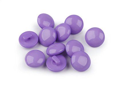 plastovýknoflík12,5mm fialova