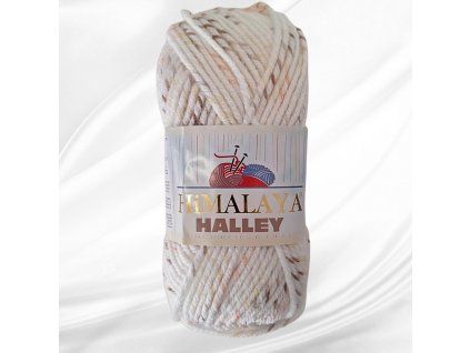 Příze Halley - 78014 krémová s meruňkovo-hnědou