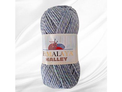 Příze Halley - 78038 šedomodrá s modro-zeleno-žlutou