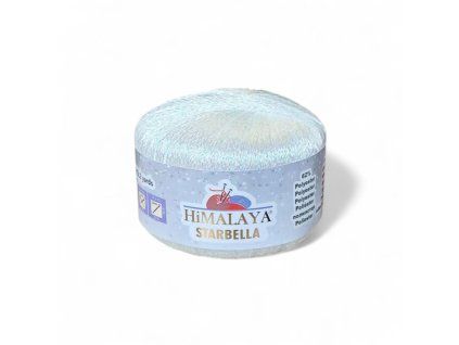 biala blyszczaca nic poliestrowa himalaya starbella