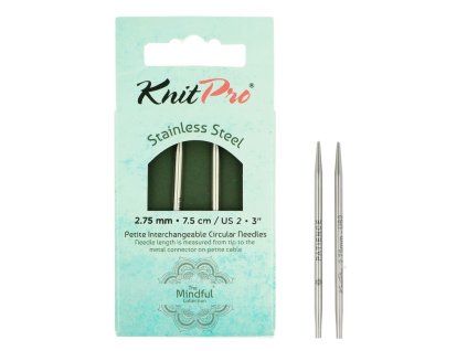 knitpro mindful petite 7 5cm 2 75mm