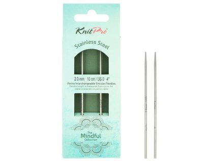 knitpro mindful petite kruhove ihlice 10cm 2mm