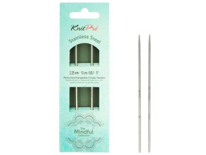 knitpro mindful petite kruhove ihlice 13cm 2 25mm
