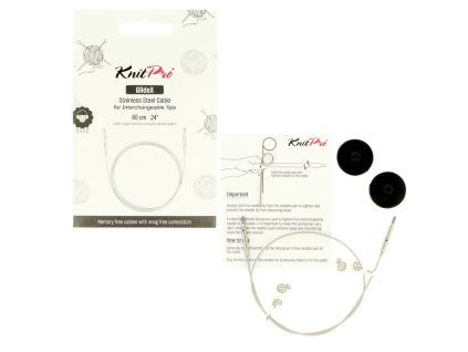 knitpro glidex ovelove lanko na ihlice 60cm