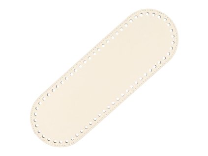 ideal dno na kabelku z ekokoze 10 x 30 cm kremova bila