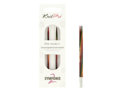 knitpro symfonie2 vymenitelne kruhove ihlice 13cm 3 25mm