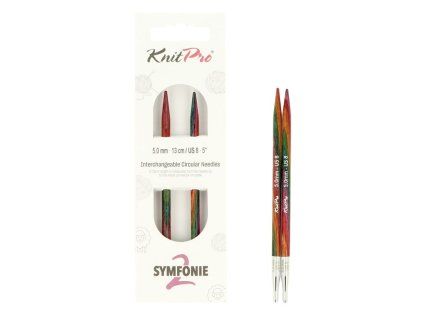 knitpro symfonie2 vymenitelne kruhove ihlice 13cm 5mm