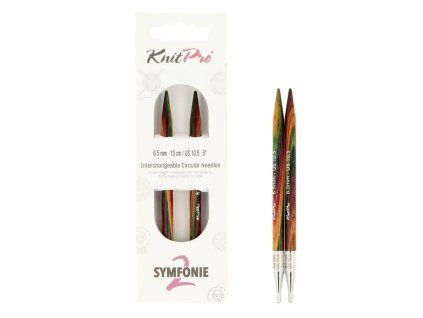 knitpro symfonie2 vymenitelne kruhove ihlice 13cm 6 5mm