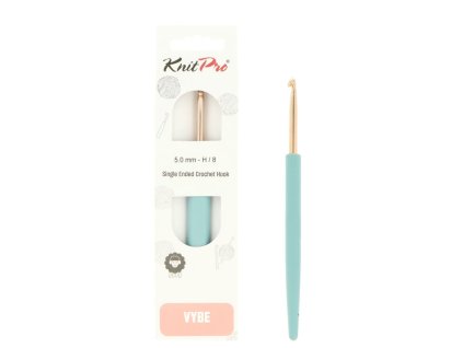 knitpro vybe rose gold hlinikovy hacik 5mm
