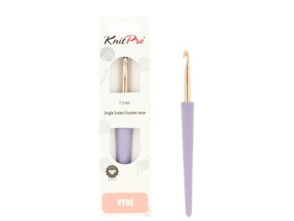 knitpro vybe rose gold hlinikovy hacik 7mm