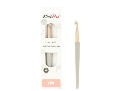 knitpro vybe rose gold hlinikovy hacik 9mm