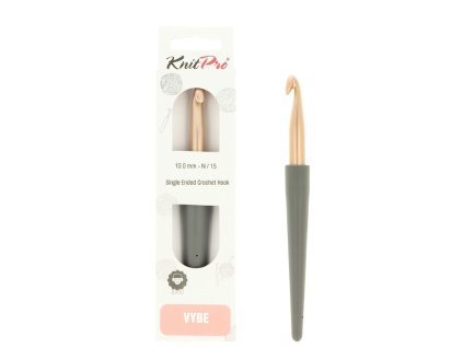 knitpro vybe rose gold hlinikovy hacik 10mm