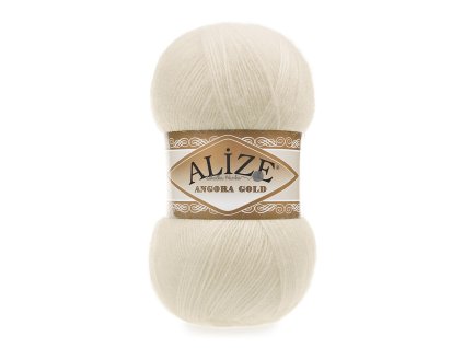 Příze Alize Angora gold 01 smetanová, POSLEDNÍ KUS JINÁ ŠARŽE