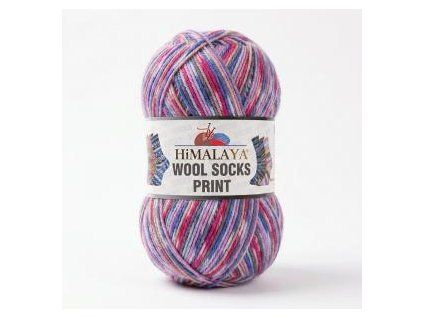 wool socks print s32 04