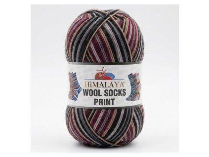 wool socks print s29 03