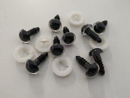Bezpečnostní oči 10mm čiré