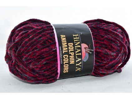 Příze Dolphin animal colors 83104 vínovo-šedá