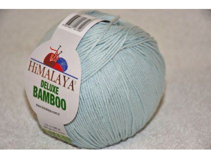 Příze De lux bamboo 17 sv.mint
