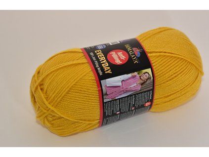 Příze Everyday 70042 tmavší žlutá