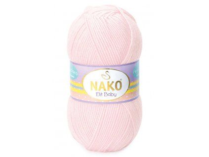 nako elit baby 2892 soft pembe bebe orgu iplikleri nako kalinlikweight 3 incelight 16444 37 B