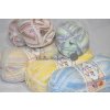 Příze Baby best batik 6657 modro-hnědo-krémová